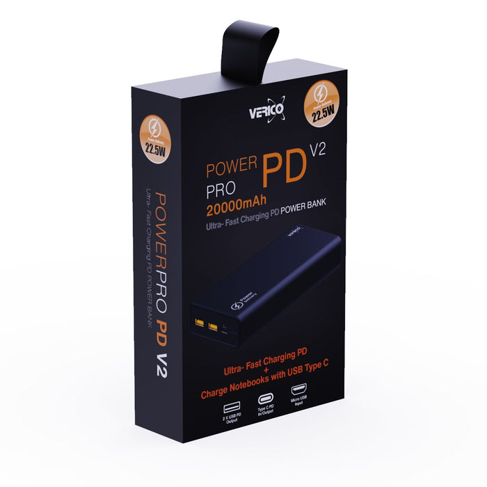 EAN 4713095608193 - Verico Power Pro PD Polímero de litio 20000 mAh Negro imagen 4