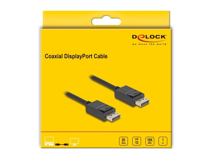 EAN 4043619804917 - DeLOCK 80491 cable DisplayPort Negro imagen 3