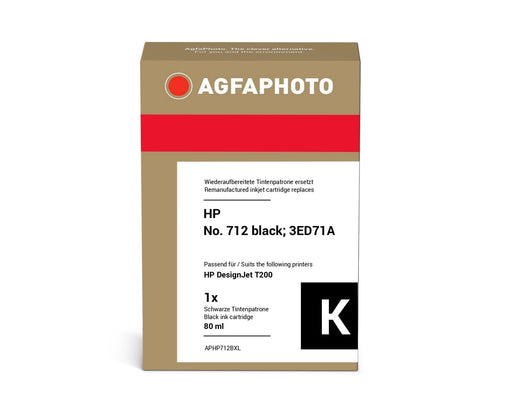 EAN 4250164920638 - AgfaPhoto APHP712BXL cartucho de tinta 1 pieza(s) Compatible Rendimiento estándar Negro imagen 2
