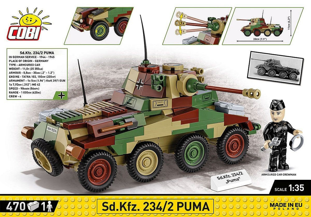EAN 5902251022877 - COBI Sd.Kfz. 234/2 Puma imagen 4