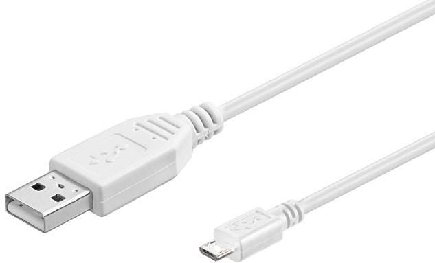 EAN 5711783351818 - Microconnect USBABMICRO5W cable USB USB 2.0 5 m USB A Micro-USB B Blanco imagen 1