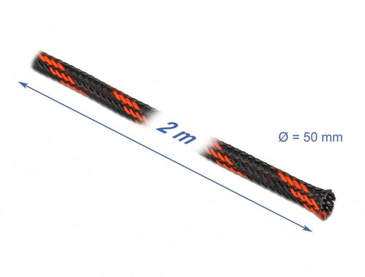 EAN 4043619207589 - DeLOCK 20758 pasacables Negro, Rojo imagen 2