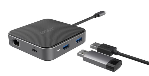 EAN 4712842946397 - Acer 7-in-1 USB 4 Dongle Alámbrico USB4 Negro, Plata imagen 2