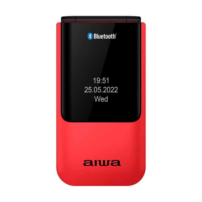 EAN 8435256897548 - Aiwa FP-24RD teléfono móvil 6,1 cm (2.4") 91,7 g Negro, Rojo Característica del teléfono imagen 6