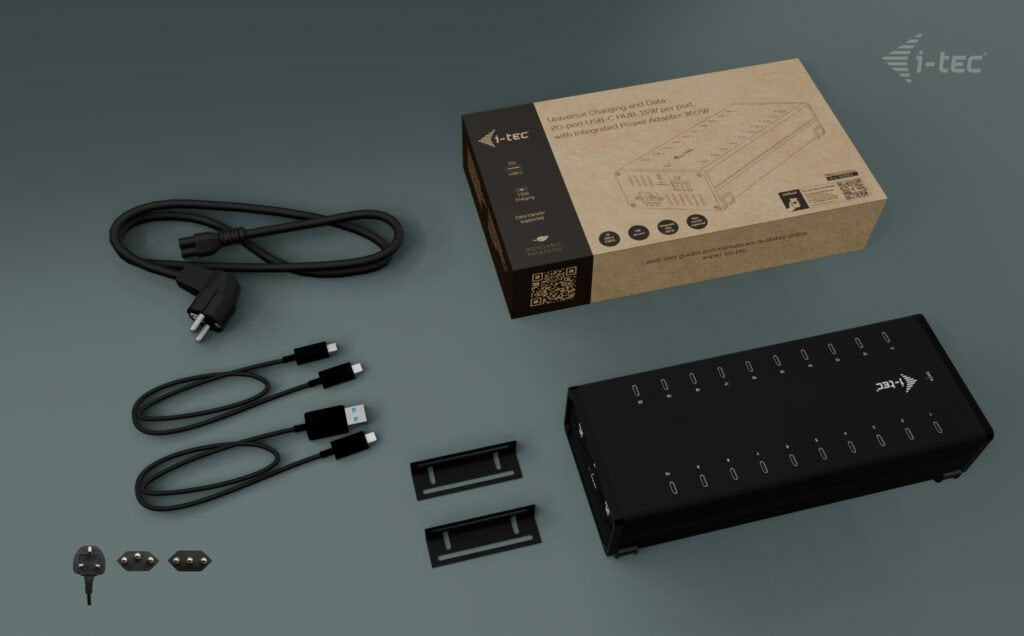 EAN 8595611706332 - i-tec CACHRGHUB20CUK cargador de dispositivo móvil Universal Negro Corriente alterna Carga rápida Interio imagen 10
