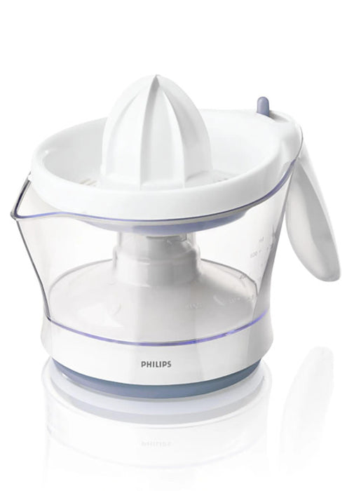 EAN 8710103159278 - Philips Viva Collection HR2744/40 prensa de cítricos eléctricos 0,6 L 25 W Azul, Blanco imagen 1