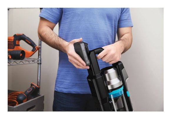 EAN 5035048837429 - Black & Decker BSV520BRB-QW aspiradora de pie y escoba eléctrica Aspiradora escoba Batería Secar Sin bols imagen 10