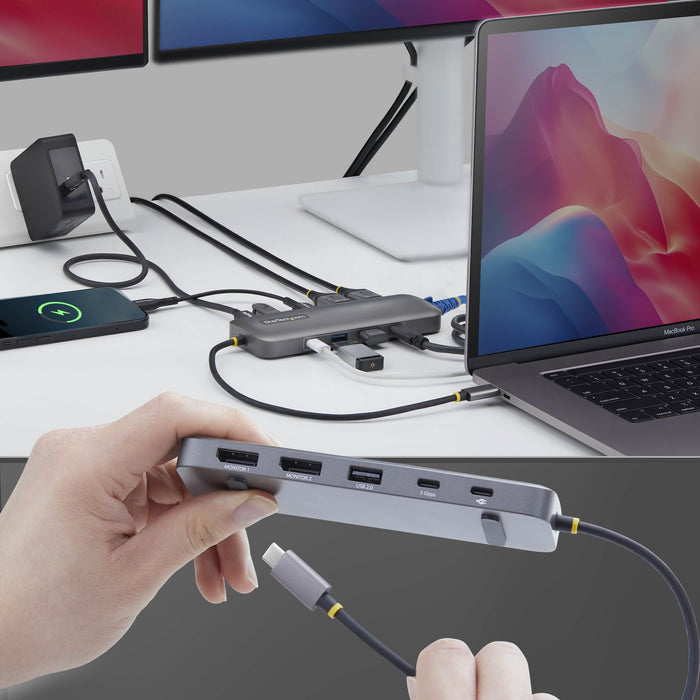 EAN 65030917100 - StarTech.com 189B-USBC-MULTIPORT base para portátil y replicador de puertos Alámbrico USB 3.2 Gen 1 (3.1 Ge imagen 5