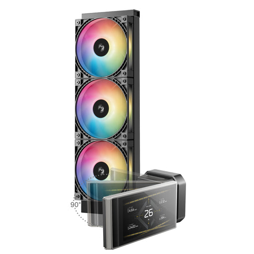 EAN 6933412730163 - DeepCool LT360 VISION ARGB Procesador Kit de refrigeración líquida 12 cm Negro 1 pieza(s) imagen 2