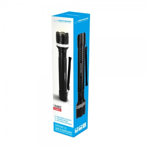 EAN 5901299961094 - Esperanza Epione XL LED Flashlight Negro Linterna de mano imagen 5
