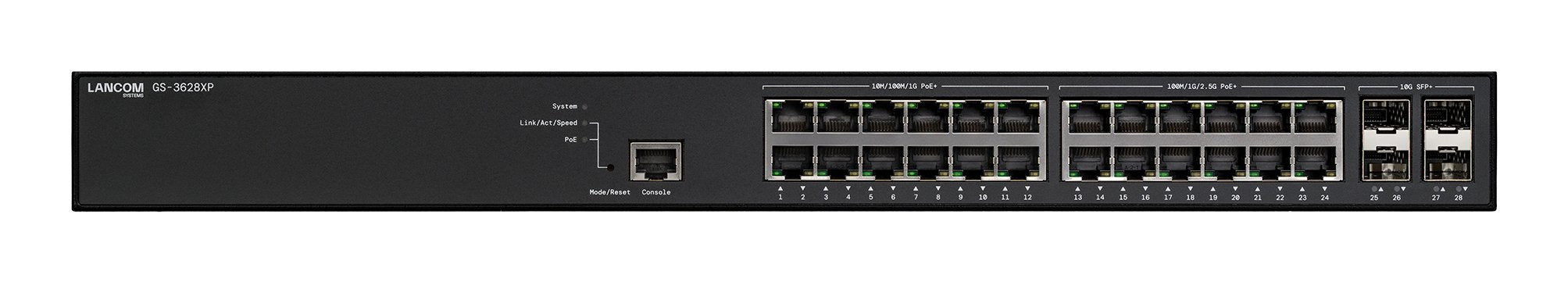 EAN 4044144618819 - LANCOM GS-3628XP Gestionado L2/L3 2.5G Ethernet (100/1000/2500) Energía sobre Ethernet (PoE) 1U Negro imagen 1