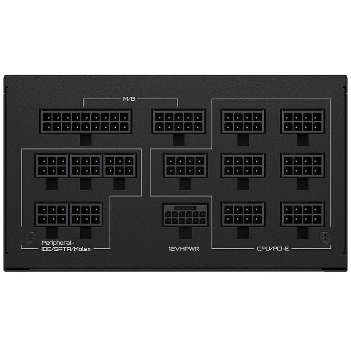 EAN 4719331558444 - GIGABYTE UD1300GM PG5 unidad de fuente de alimentación 1300 W 20+4 pin ATX ATX Negro imagen 7