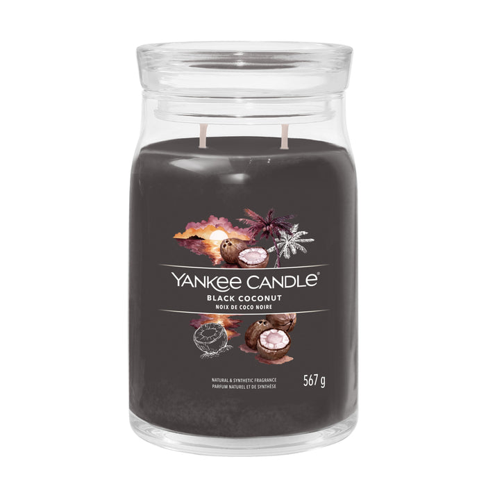 EAN 5038581124926 - Yankee Candle Signature vela Cilindro Madera de cedro, Coco Negro 1 pieza(s) imagen 1