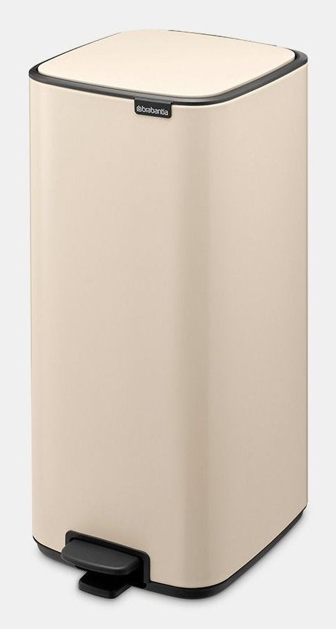 EAN 8710755238123 - Brabantia Bo Pedal Bin 30 L Rectangular Acero Beige imagen 2