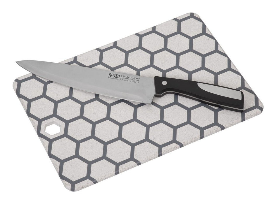 EAN 4260403577660 - Resto Kitchenware 95402 tabla de cocina para cortar Rectangular Plástico Gris, Blanco imagen 7