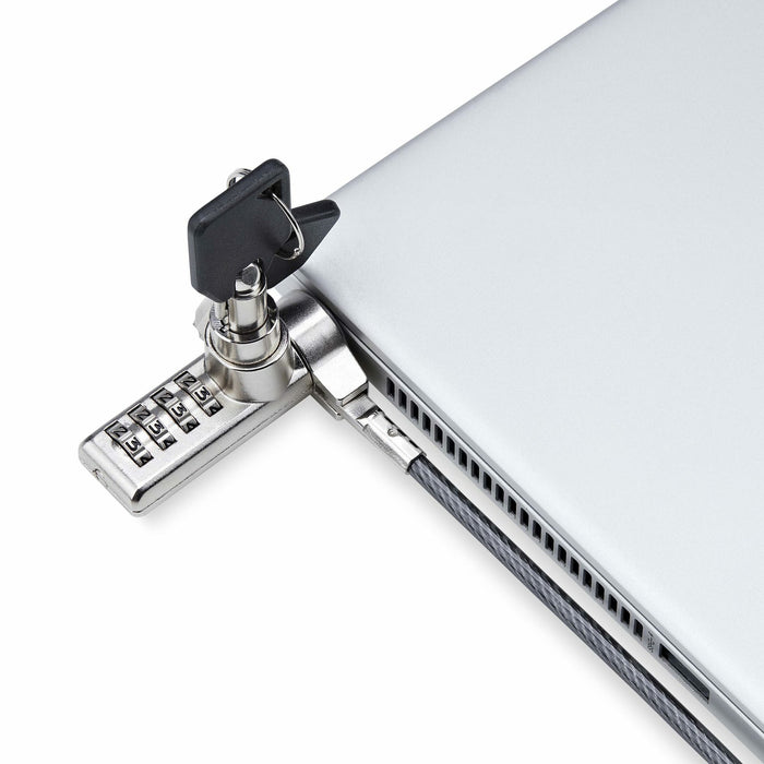 EAN 65030908443 - StarTech.com DUALKA10-LAPTOP-LOCK cable antirrobo Negro, Acero imagen 6