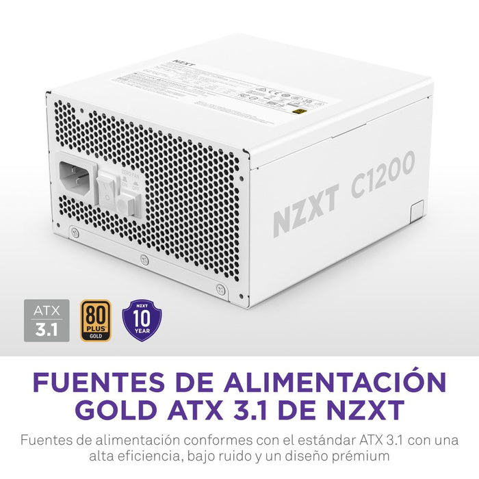 EAN 5056547206271 - NZXT C1200 Gold ATX 3.1 unidad de fuente de alimentación 1200 W 24-pin ATX Blanco imagen 7