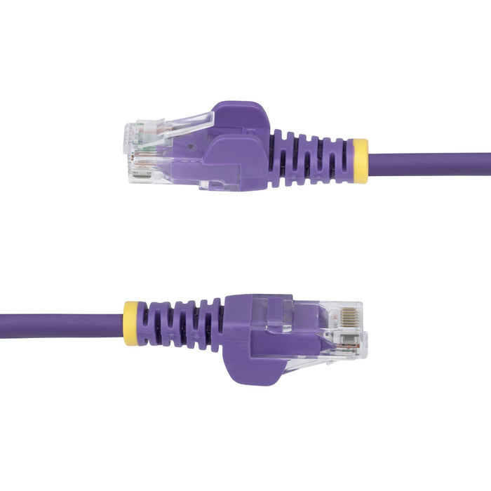 EAN 0065030918565 - StarTech.com N6PAT100CMPLS cable de red Púrpura U/UTP (UTP) imagen 3