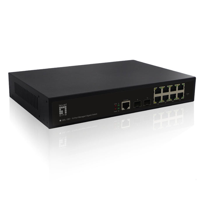 EAN 4015867197202 - LevelOne GEL-1061 switch Gestionado L2 Gigabit Ethernet (10/100/1000) Negro imagen 3