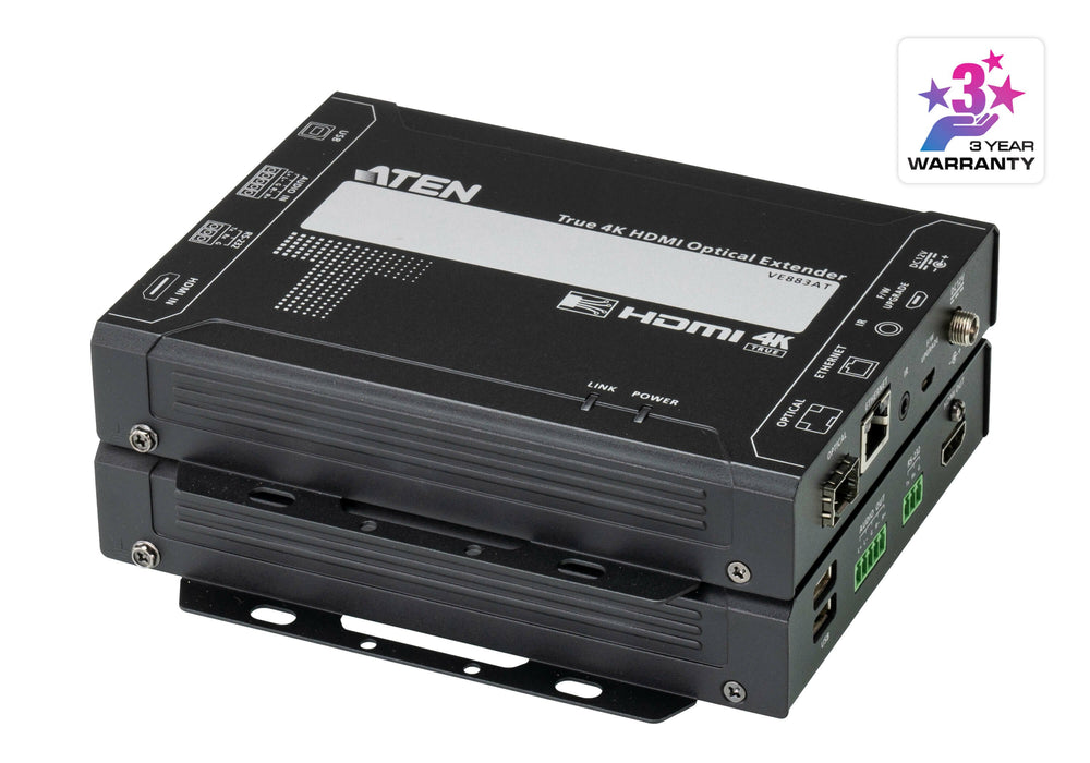 EAN 4710469348730 - ATEN VE883AK1-AT-G extensor audio/video Transmisor y receptor de señales AV Negro imagen 1