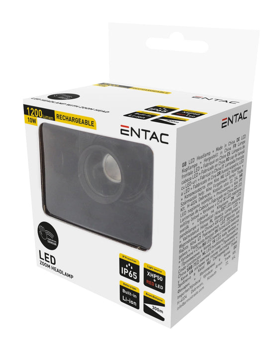 EAN 5999097984346 - Entac EHL-ZH-10W-R linterna Gris Linterna con cinta para cabeza LED imagen 3