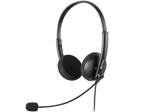 EAN 5705730325410 - Sandberg 325-41 auricular y casco Auriculares Alámbrico Diadema Oficina/Centro de llamadas Negro imagen 1