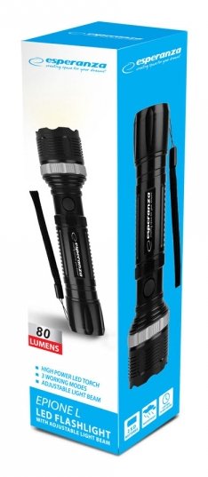 EAN 5901299961087 - Esperanza Epione L Negro Linterna de mano LED imagen 5