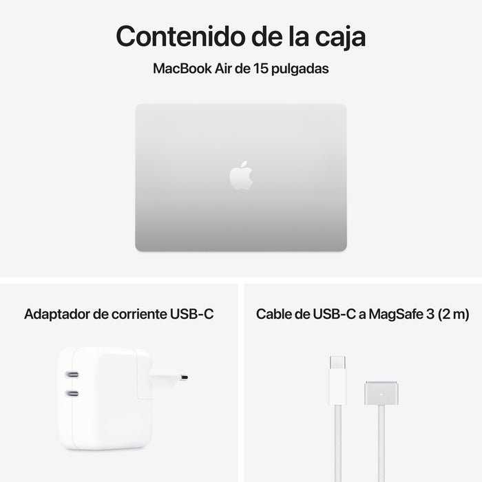 EAN 0195949840746 - Apple MacBook Air Apple M M4 Portátil 38,9 cm (15.3") 16 GB 512 GB SSD Wi-Fi 6E (802.11ax) macOS Sequoia  imagen 11