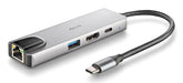 EAN 8435430625646 - NGS NGS-HUB-0140 hub de interfaz USB 2.0 Type-C 5000 Mbit/s Aluminio, Negro imagen 2