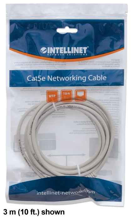 EAN 0766623334129 - Intellinet 334129 cable de red Gris 3 m U/UTP (UTP) imagen 2