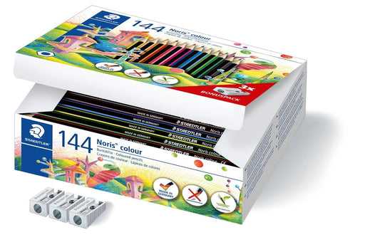 EAN 4007817185131 - Staedtler Noris colour 185 Negro, Azul, Marrón, Verde, Azul claro, Verde claro, Magenta, Mauve, Naranja,  imagen 1
