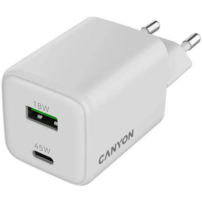 EAN 5291485016210 - Canyon CU45AC Universal Blanco Corriente alterna Carga rápida Interior imagen 4