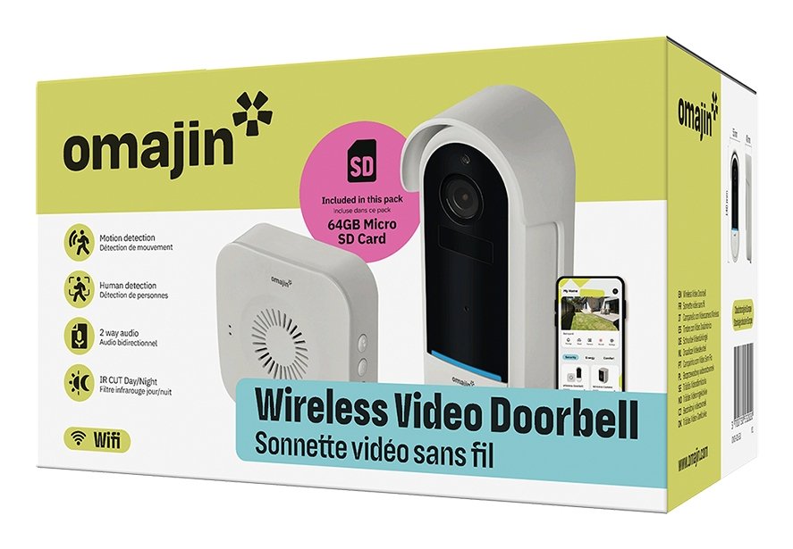EAN 3700730532020 - omajin by Netatmo OVD-01-EU timbre de puerta Negro, Blanco imagen 3