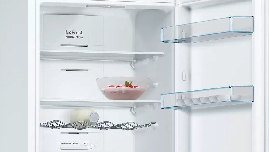 EAN 4242005208456 - Bosch Serie 4 KGN36VWED nevera y congelador Independiente 326 L Blanco imagen 5