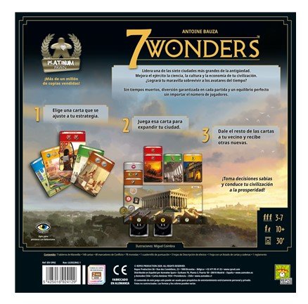 EAN 5425016924129 - Asmodee 7 Wonders 30 min Juego de mesa Estrategia imagen 3