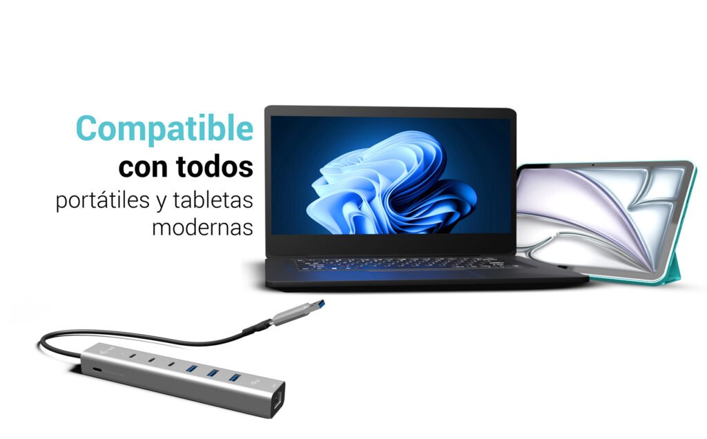 EAN 8595611707988 - i-tec CAHUBMETAL6LANPD hub de interfaz USB 3.2 Gen 1 (3.1 Gen 1) Type-A + Type-C 5000 Mbit/s Plata imagen 8