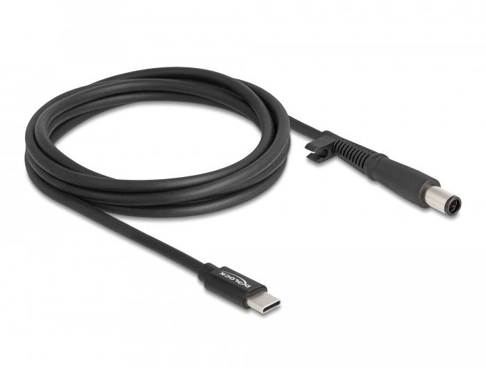 EAN 4043619879724 - DeLOCK 87972 cable de transmisión Negro 1,5 m USB C 7.4 x 5 mm imagen 1