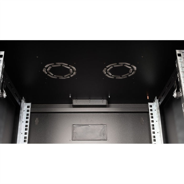 EAN 7630049601741 - ROLINE 26.21.0171 armario rack 7U Bastidor de pared Negro imagen 3