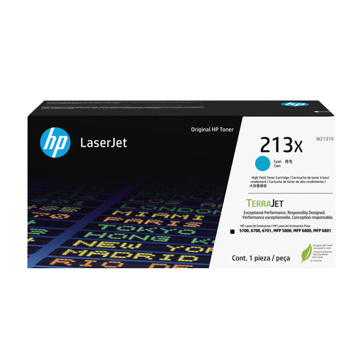 EAN 0195122822576 - HP 213X Cyn Original LaserJet Toner Crtg cartucho de tóner 1 pieza(s) imagen 1