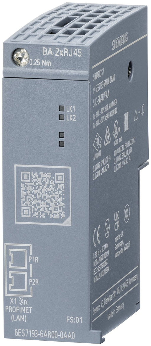 EAN 4025515080930 - Siemens 6ES7193-6AR00-0AA0 no categorizado imagen 1