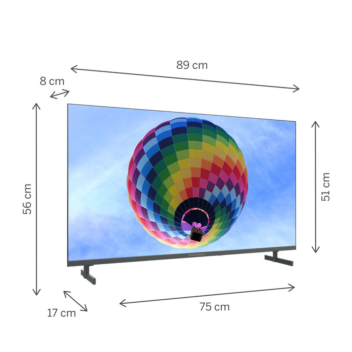 EAN 9120106662931 - Thomson Q70 Series 40QG4S14 Televisor 101,6 cm (40") Full HD Smart TV Wifi Gris imagen 3