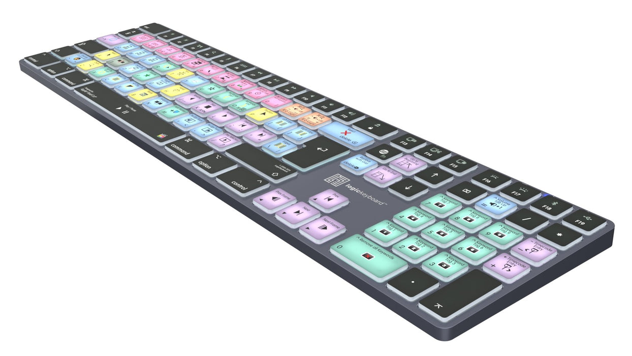 EAN 5707795022396 - Logickeyboard LKB-FCPX10-TM teclado Oficina Bluetooth QWERTZ Alemán Gris, Titanio imagen 6