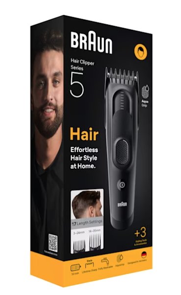 EAN 4987176251046 - Braun HC5530 cortadora de pelo y maquinilla Negro 17 Níquel-metal hidruro (NiMH) imagen 2