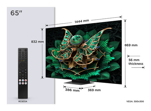 EAN 5901292525736 - TCL 65C7K Televisor 165,1 cm (65") 4K Ultra HD Smart TV Wifi Metálico 2600 cd / m² imagen 1