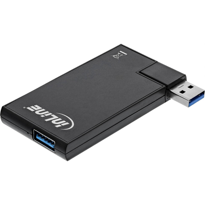 EAN 4043718271061 - InLine 35391 hub de interfaz USB 3.2 Gen 1 (3.1 Gen 1) Type-A 5000 Mbit/s Negro imagen 2