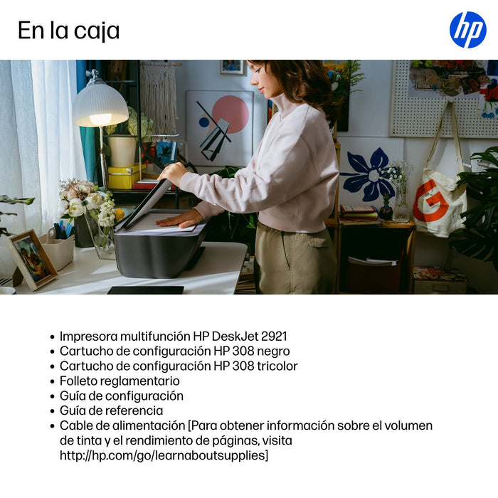 EAN 0198828789822 - HP DeskJet 2921 Inyección de tinta térmica A4 4800 x 1200 DPI 7,5 ppm Wifi imagen 12