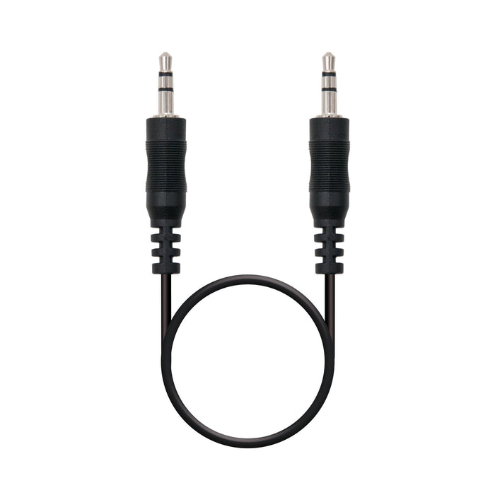 EAN 8433281006836 - Nanocable 10.24.0110 cable de audio 10 m 3,5mm Negro imagen 1