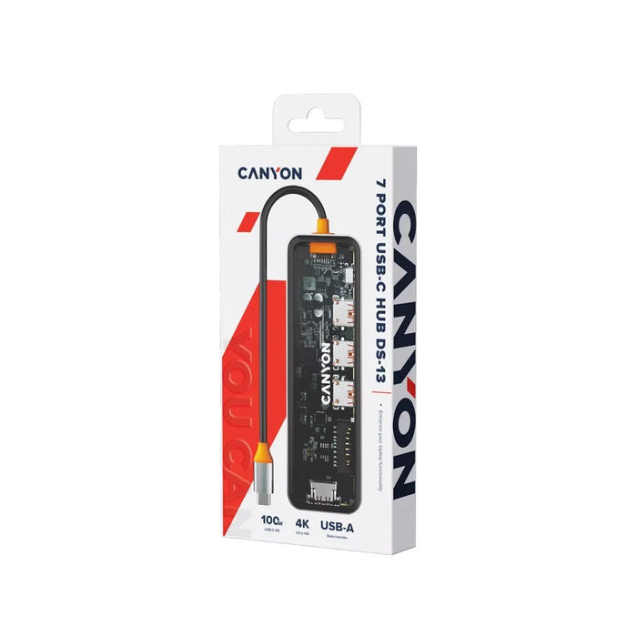 EAN 5291485015572 - Canyon DS-13 USB Tipo C 5000 Mbit/s Gris imagen 7