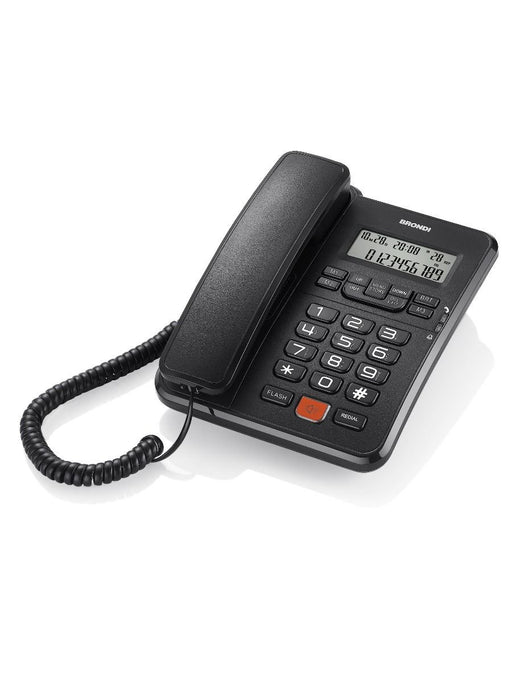EAN 8015908750300 - Brondi Office Desk Teléfono DECT Identificador de llamadas Negro imagen 2