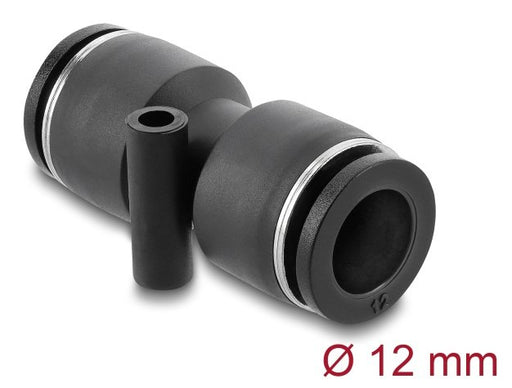 EAN 4043619607457 - DeLOCK 60745 acoplamiento y conector para máquina neumática Negro Metal, Plástico Rosca interior (hembra) imagen 1